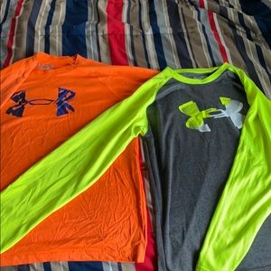 2 under armor shirts both Same size